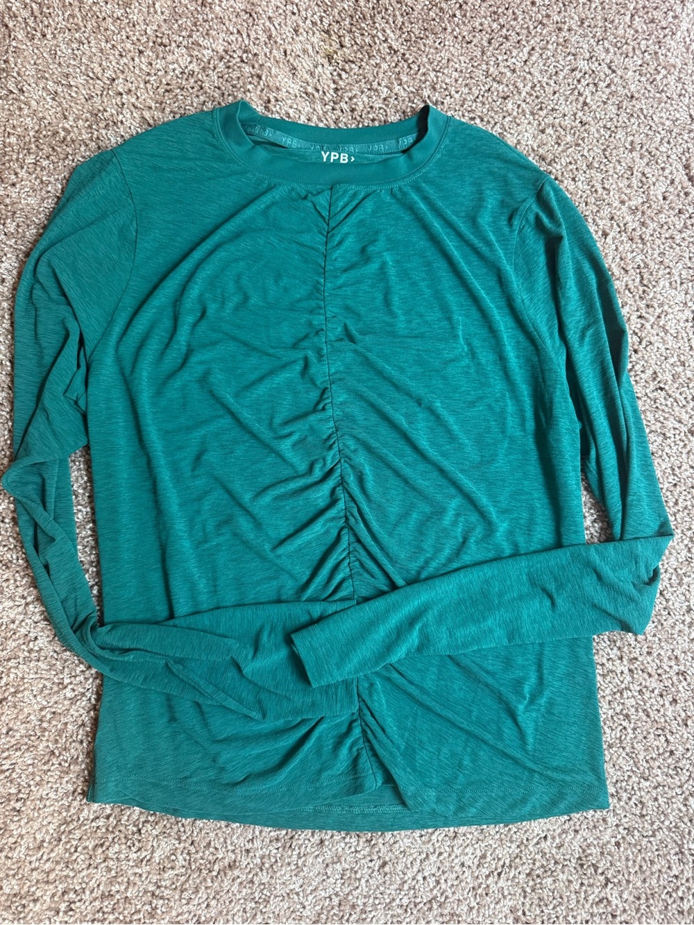 Abercrombie & Fitch YPB Long-Sleeve Ruched Women's Top